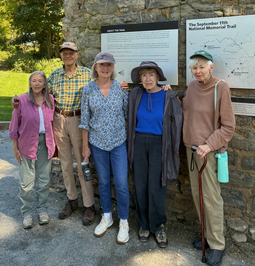 Photo of Fellowship members at the National Memorial Trail